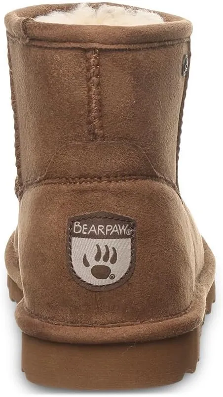 BEARPAW Women's Alyssa Vegan Multiple Colors | Women's Ankle Boot | Women's Slip On Boot | Comfortable Winter Boot