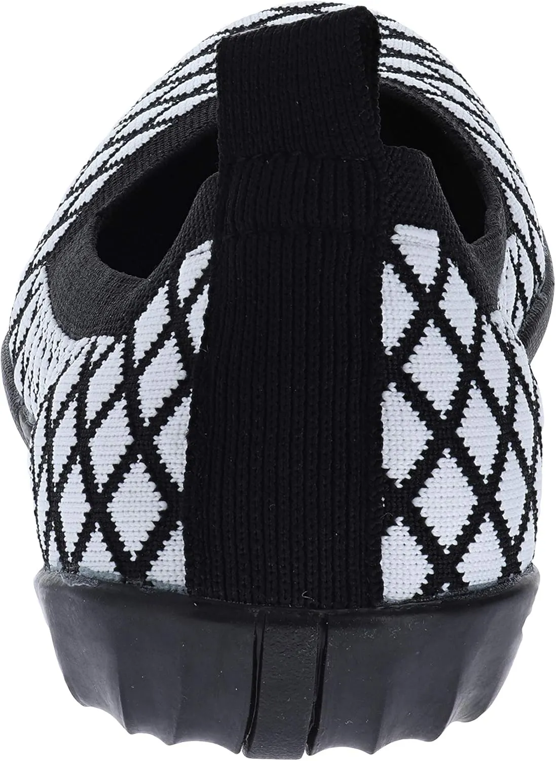 Bernie Mev Catwalk X Black White Womens Comfort Slip-On Size