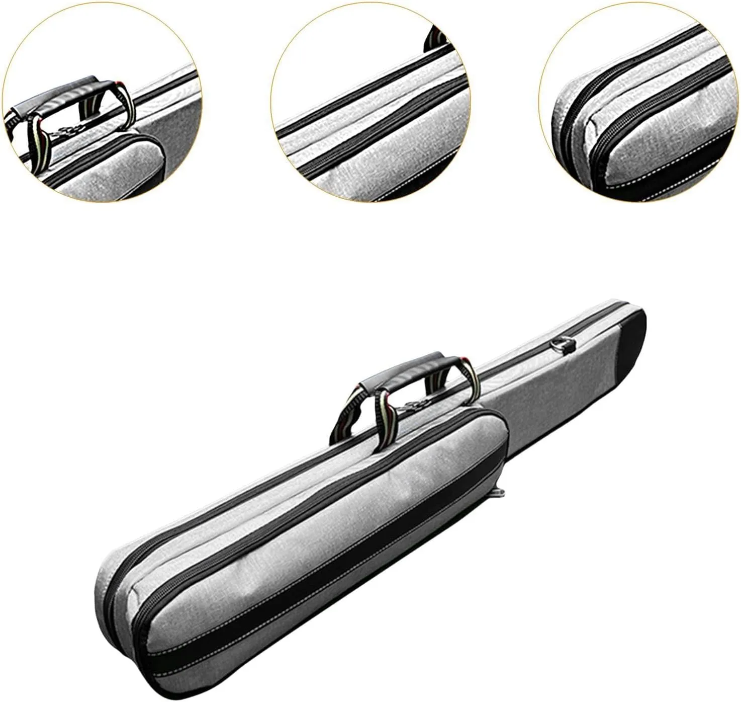 Billiard Pool Cue Stick Case 1/2 Nine Cues Bag Billiard Pool Cue Bag 32"