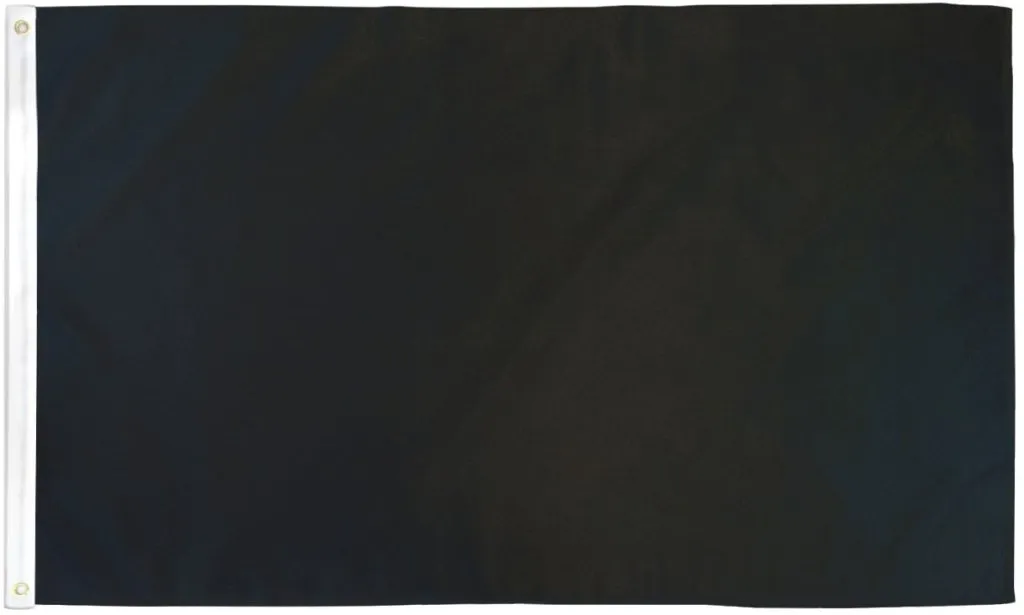 Black Solid Color 2x3ft DuraFlag