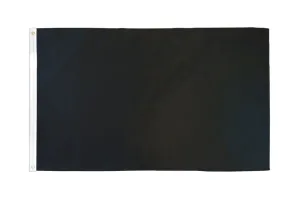 Black Solid Color 2x3ft DuraFlag