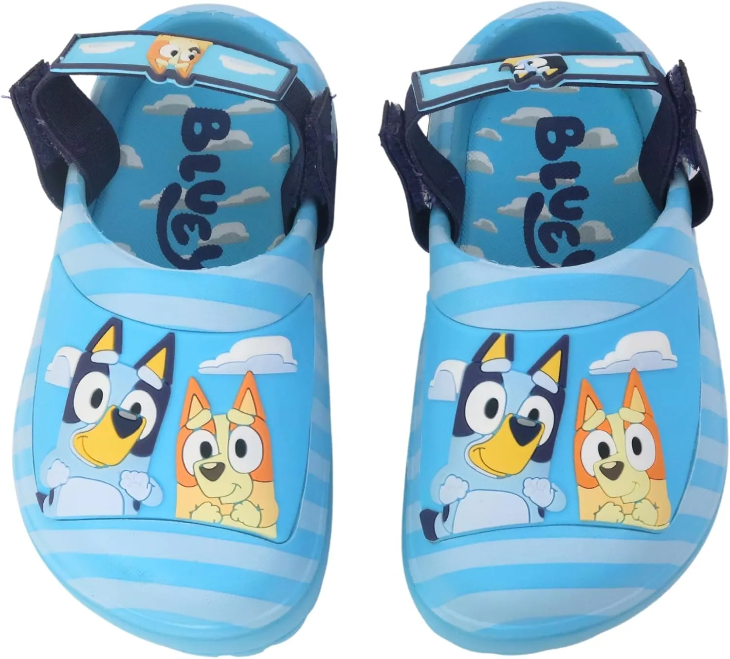 Bluey Boys & Girls Clogs Kids Slip On Beach Water Shoes with Adjustable Strap