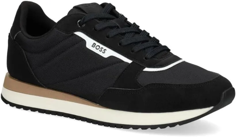 BOSS Men's Kai Retro Style Low Profile Sneaker