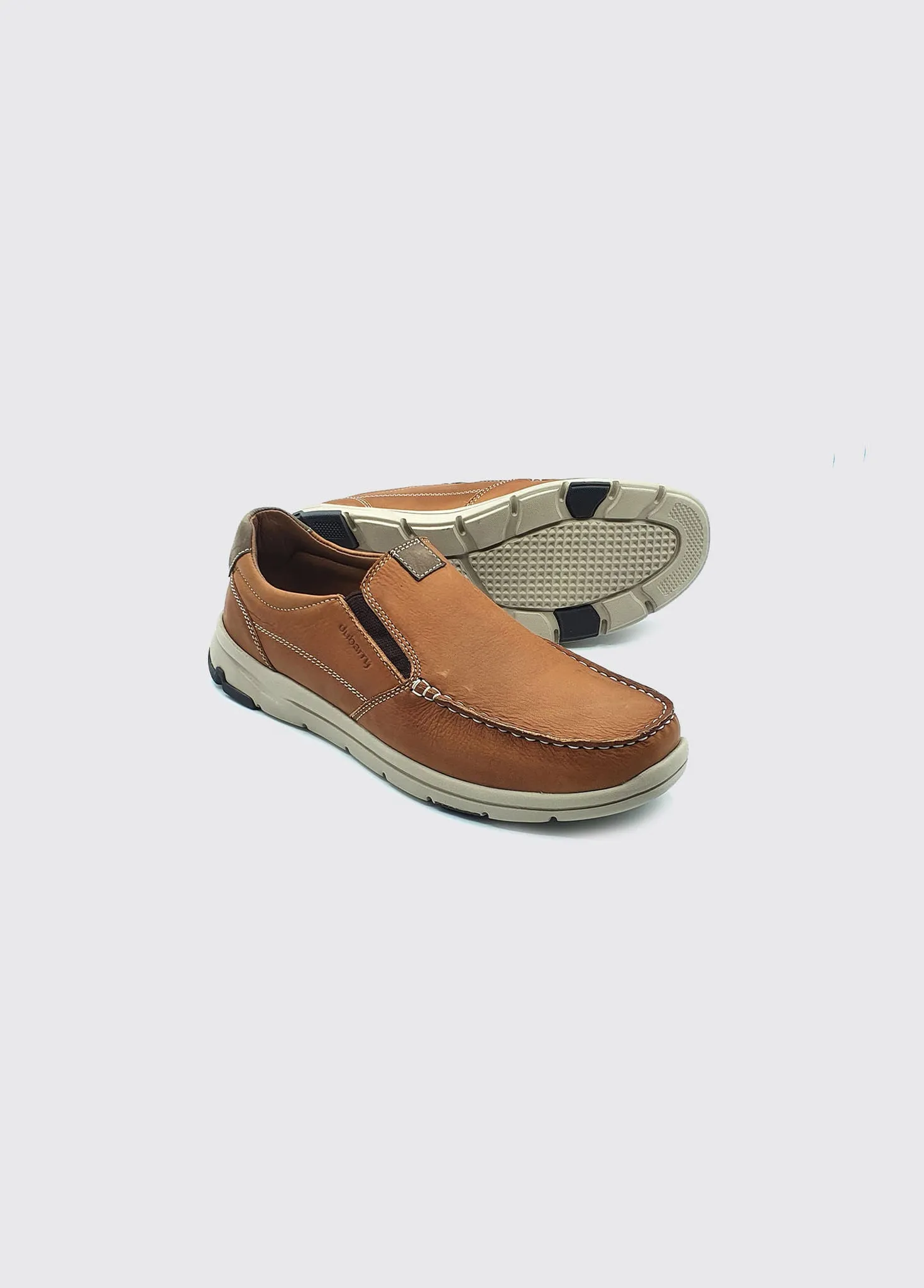 Boston Slip on Moccasin - Brown