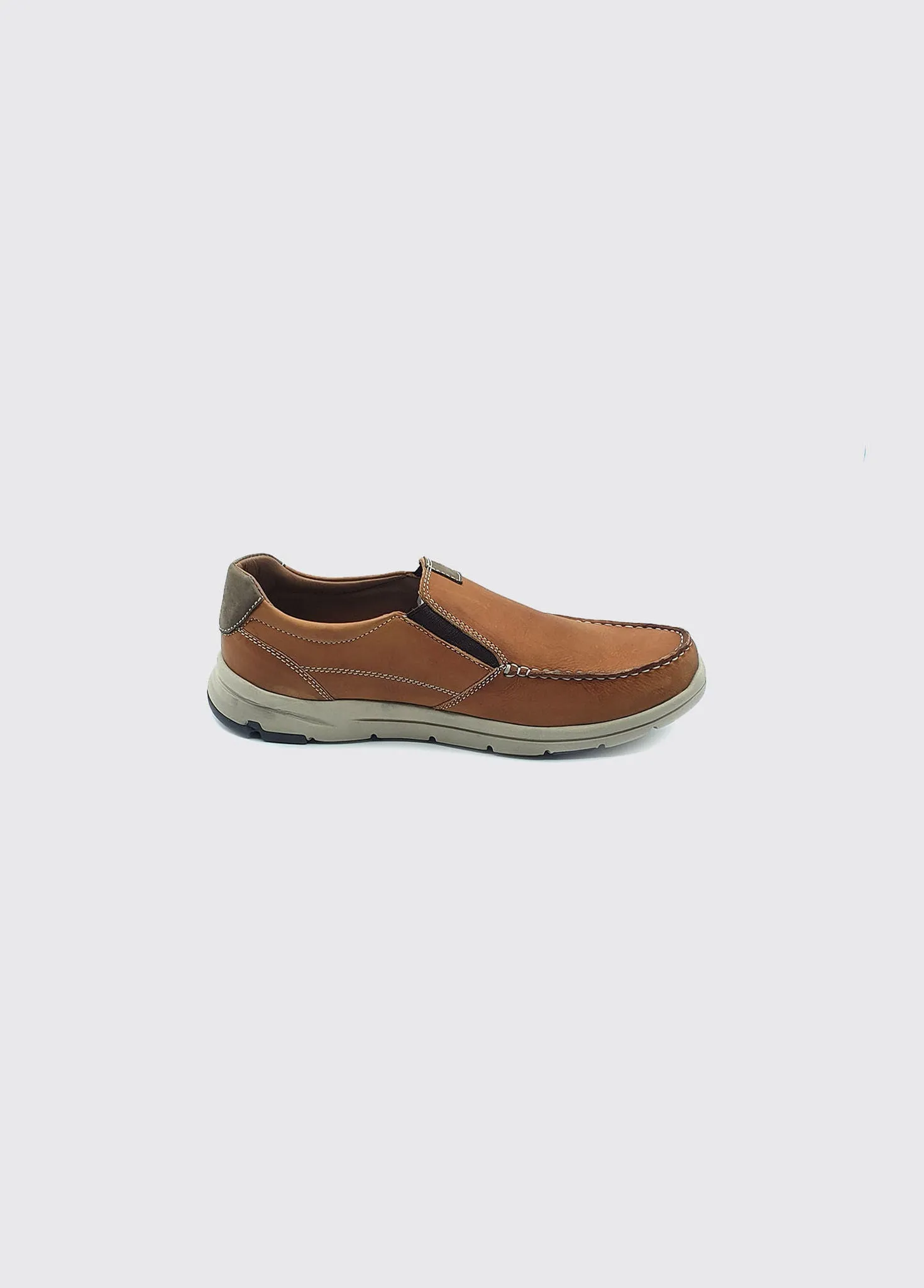 Boston Slip on Moccasin - Brown