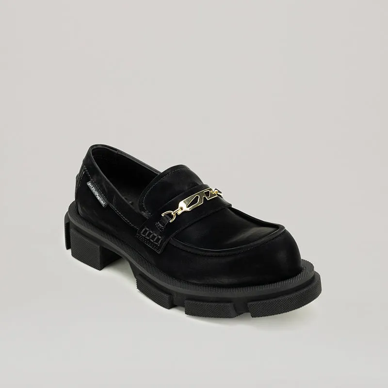 both - GAO LOAFER-BLACK