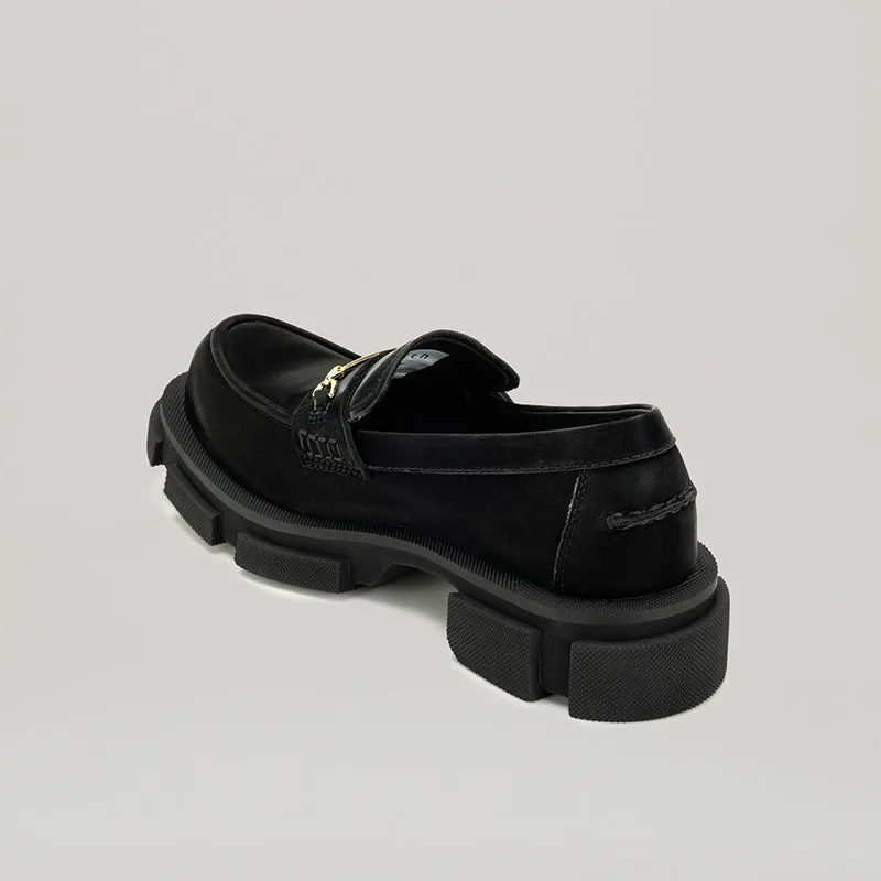 both - GAO LOAFER-BLACK