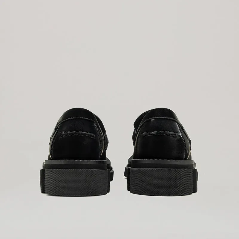both - GAO LOAFER-BLACK