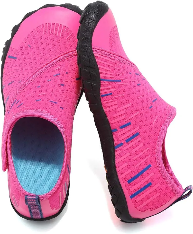 Boys & Girls Water Shoes Lightweight Comfort Sole Easy Walking Athletic Slip on Aqua Sock(Toddler/Little Kid/Big Kid)