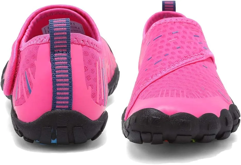 Boys & Girls Water Shoes Lightweight Comfort Sole Easy Walking Athletic Slip on Aqua Sock(Toddler/Little Kid/Big Kid)