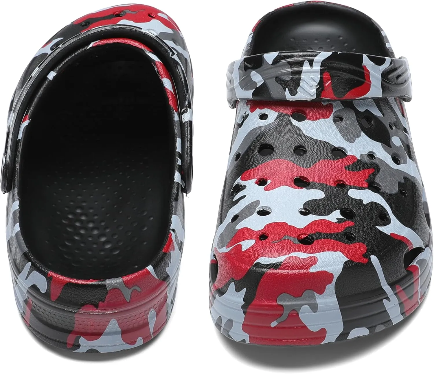 Boys Girls Camo Garden Clogs: Comfortable Slip-On Beach Sandals for Littele Kid/Big Kids and Sizes