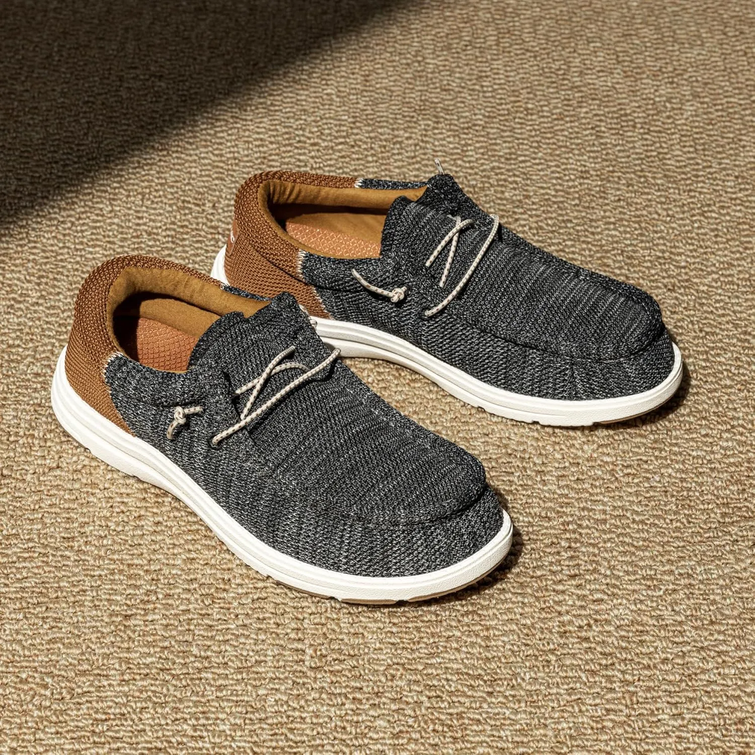 Bruno Marc Men's Arch Support Casual Slip-on Shoes Loafers for Men Non Slip Comfortable Shoes