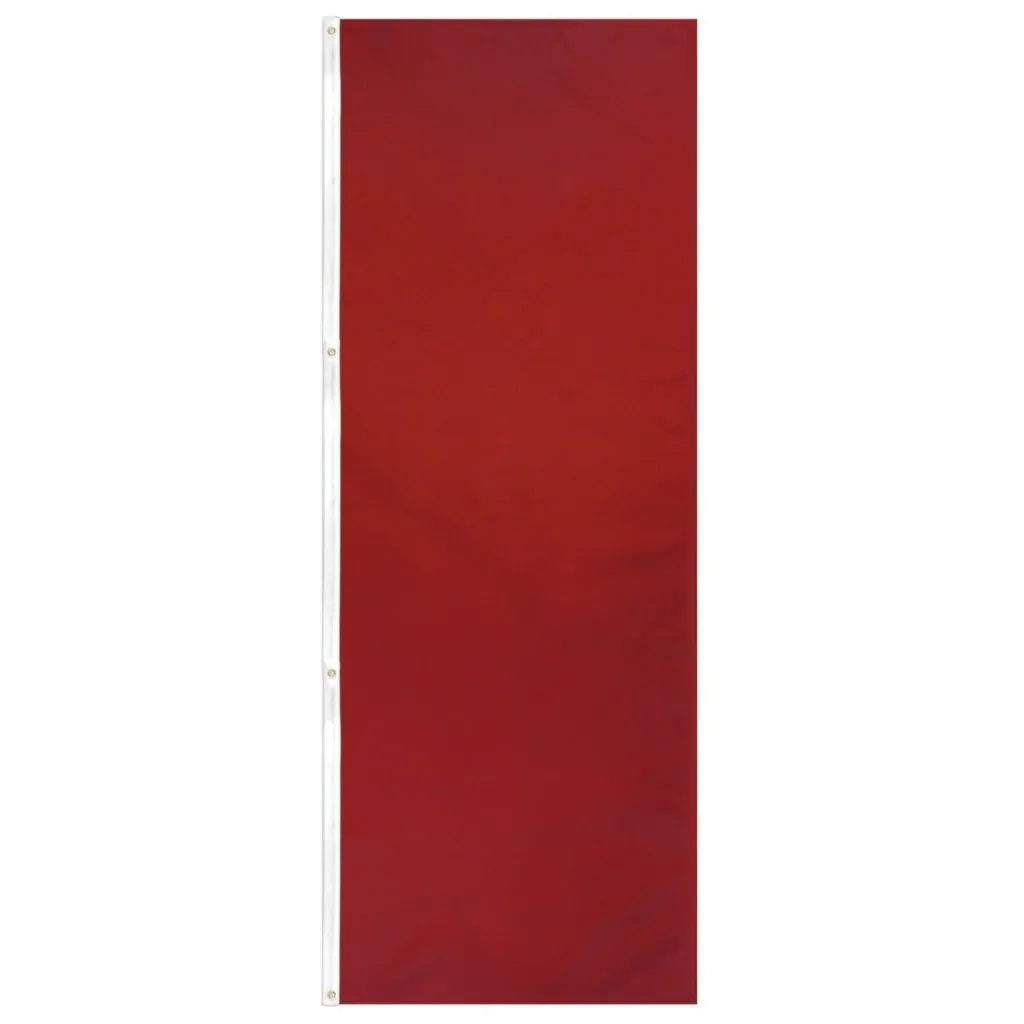 Burgundy Solid Color 3x8ft DuraFlag Banner