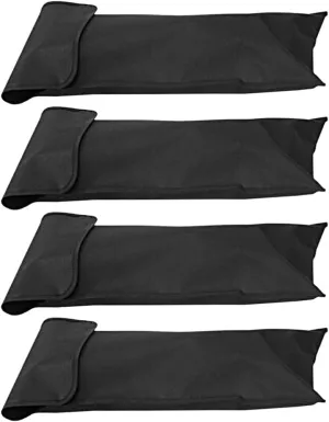 Cabilock Barbecue Tool Bag 4pcs Tool Storage Case Griddle Utensils Holder Oxford Cloth Pouch Electric Maintenance Handbag/shoulder Bag