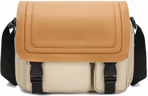 Camera Sling Bag with Tripod Holder, Waterproof Anti Theft Crossbody Shoulder Camera Bags for Photographers Women Men (Orange,31 * 13 * 22cm)