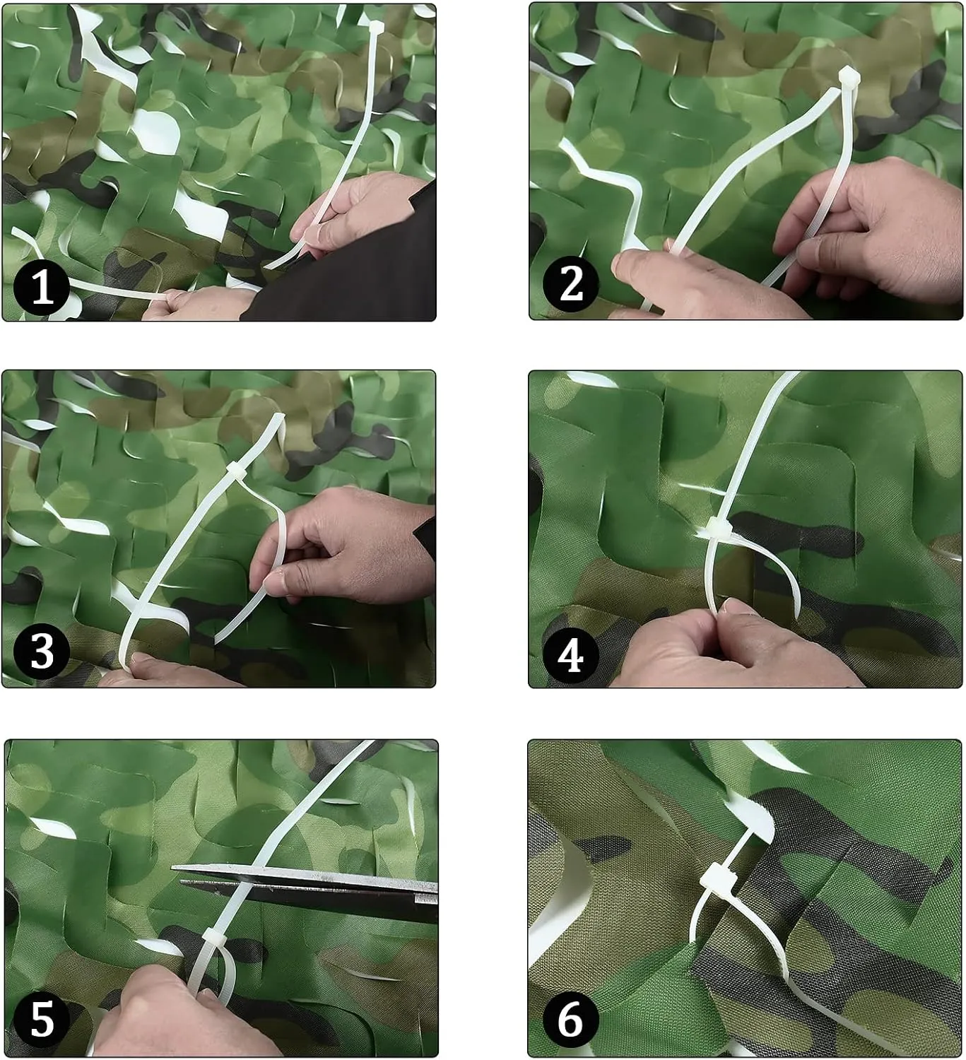Camo Netting, Bulk Roll Camouflage Netting Woodland, Military Hunting Free Cutting for Hunting Blind Sunshade Shooting Theme Party Decoration
