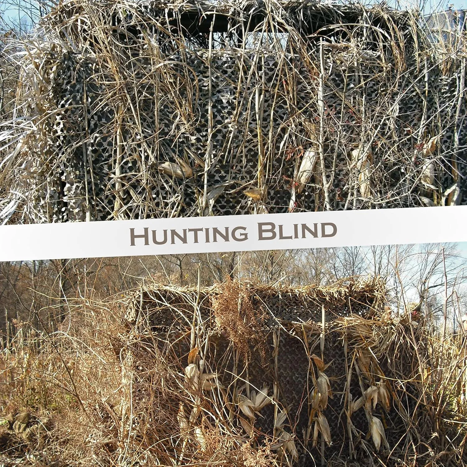 Camo Netting Camouflage Netting 6.5ft×10ft,10ft×10ft, 20ft×20ft,with Mesh Backing, Hunting Blind Nets, Sunshade Canopy, Army Tarp Fence Net for Party Decoration, Photograph and Car Cover