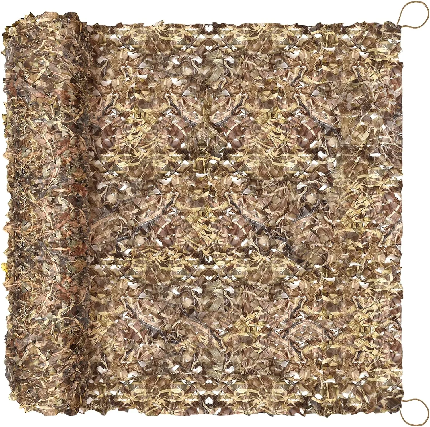 Camo Netting Camouflage Netting 6.5ft×10ft,10ft×10ft, 20ft×20ft,with Mesh Backing, Hunting Blind Nets, Sunshade Canopy, Army Tarp Fence Net for Party Decoration, Photograph and Car Cover