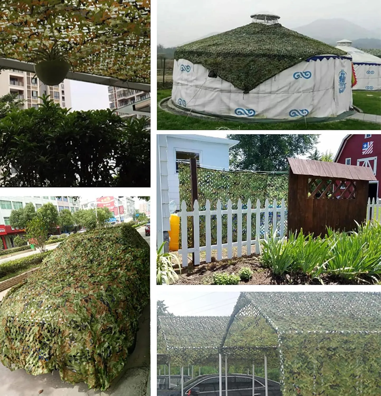 Camo Netting - Military Camouflage Netting UV Resistant Shade Sunscreen Nets Hunting Themed Party Decoration Sunscreen Nets