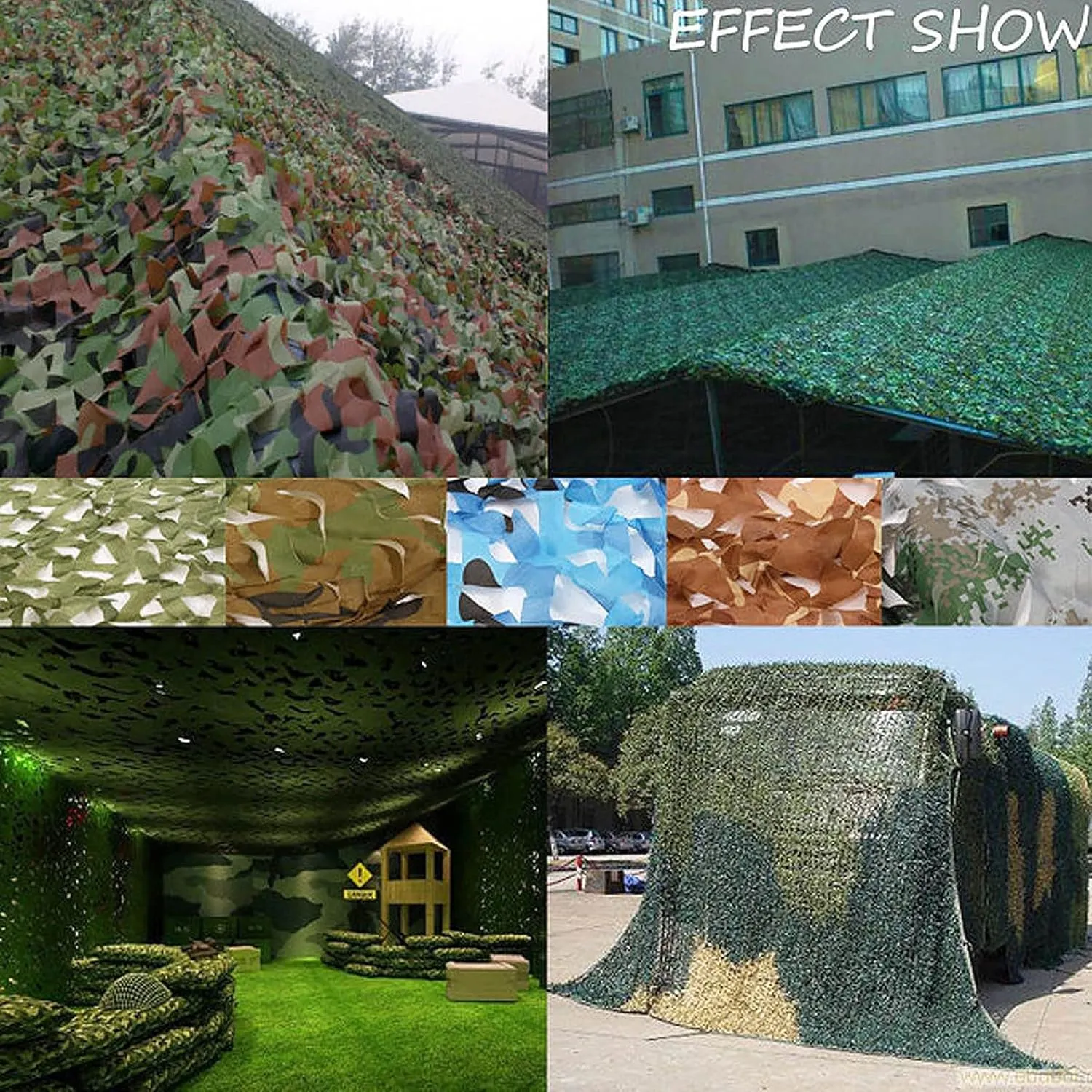 Camo Netting - Military Camouflage Netting UV Resistant Shade Sunscreen Nets Hunting Themed Party Decoration Sunscreen Nets