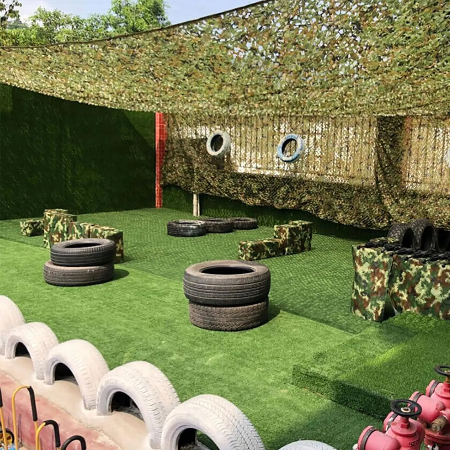 Camo Netting - Military Camouflage Netting UV Resistant Shade Sunscreen Nets Hunting Themed Party Decoration Sunscreen Nets