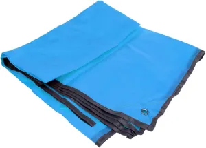 Camping Tent Waterproof Ground Sheet Camping Tent Footprint with Anchor Holes (Color : Black) (Blue)