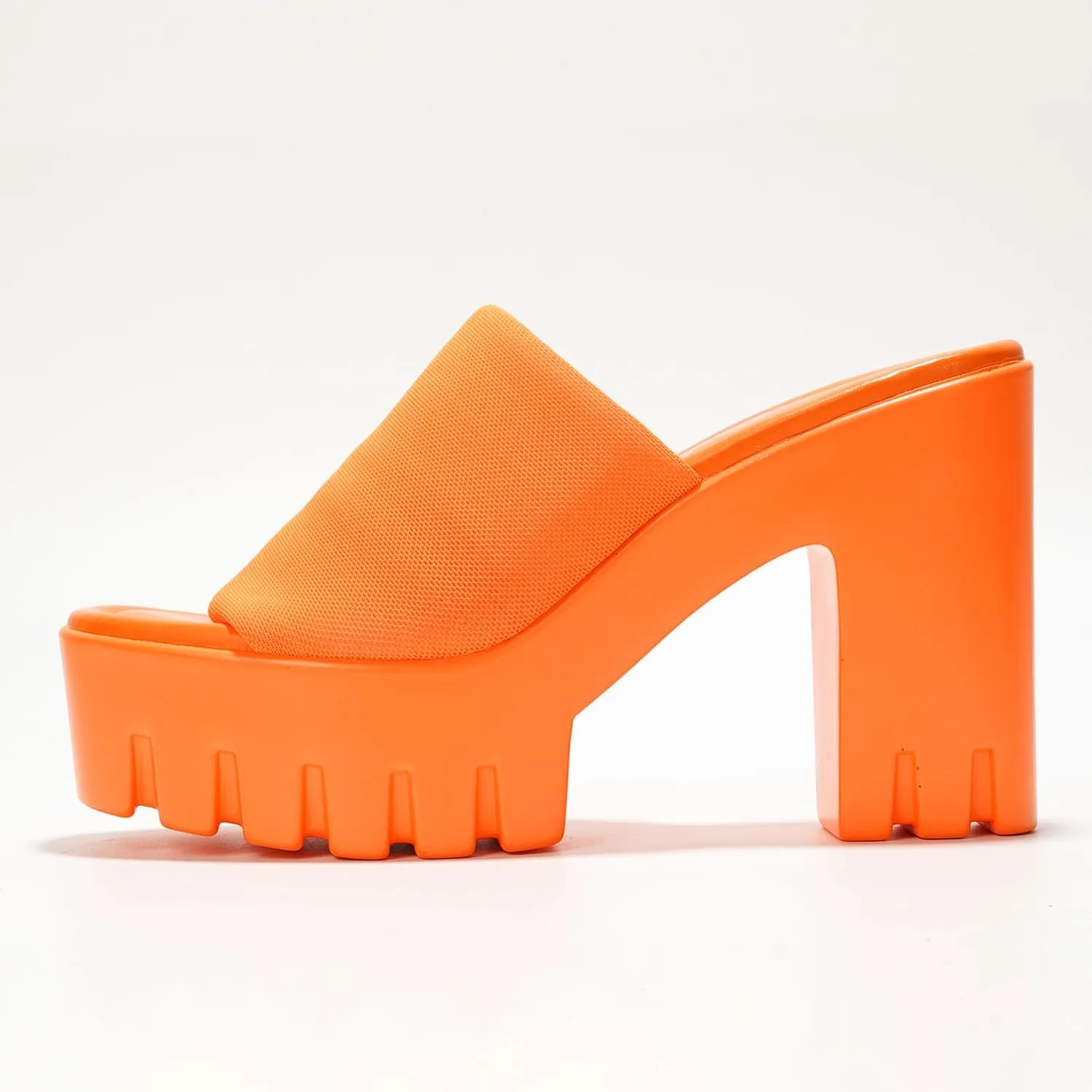 Cape Robbin Women's Round Toe Platform Sandals - Comfortable Block Heel Slip-On Summer Sandals (Echoya)