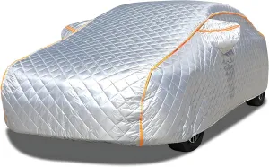 Car Hail Cover Protector Outdoor Car Cover with Zipper for Ligier JS50, Car Cover Waterproof All Weather, Breathable,Anti-Aging,Durable, Hail Protector for SUV and Sedan h313e1799