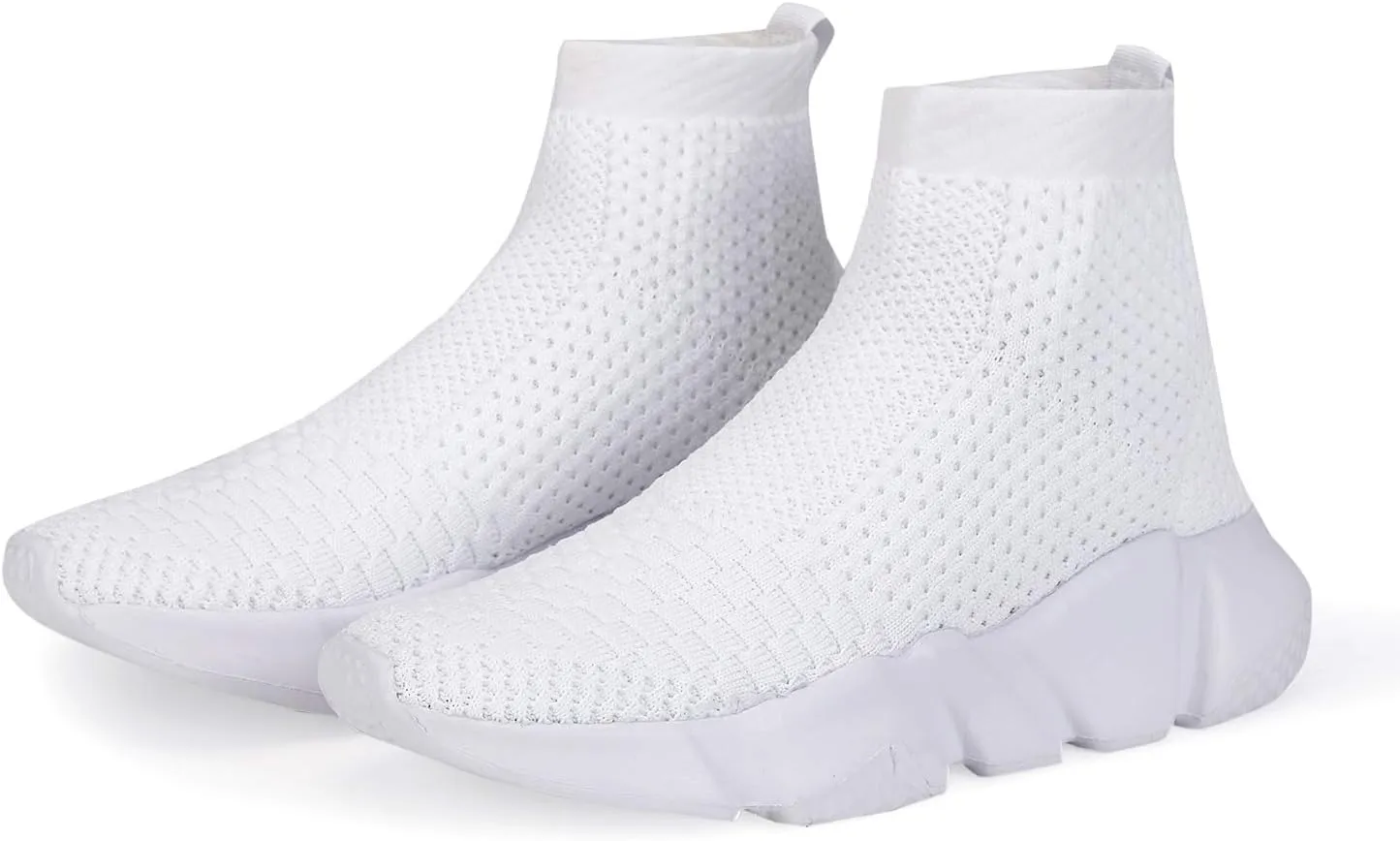 Casbeam Men's Running Knit Comfortable Lightweight Breathable Casual Sports Shoes Fashion Sneakers Slip-On Walking Shoes