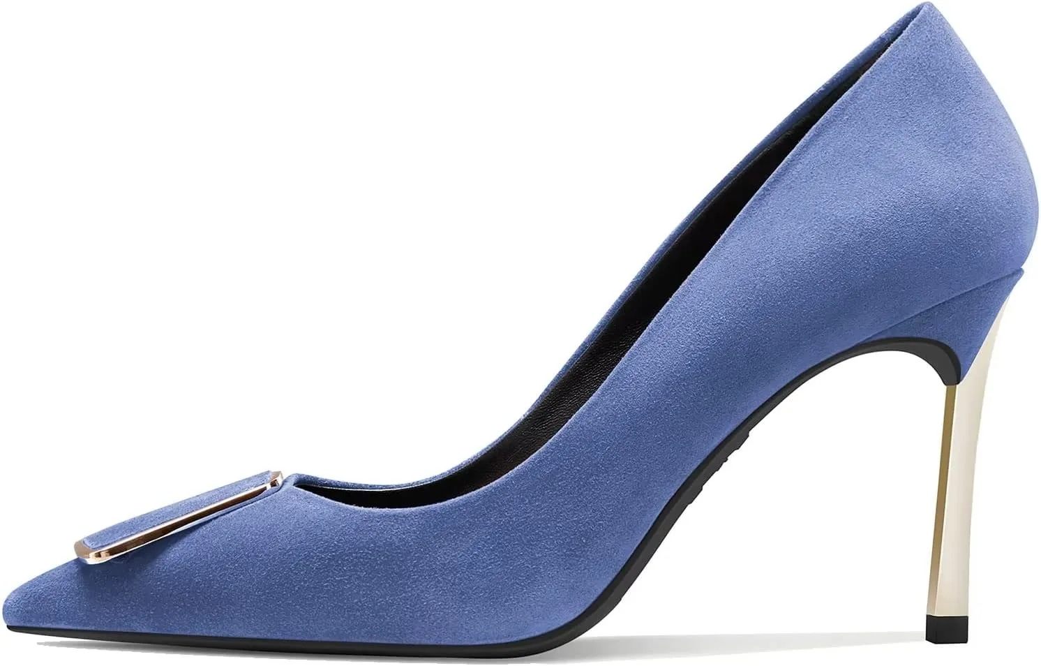 Castamere Women Stiletto High Heel Close Pointed Toe Pumps Slip-on Party Office Dress Cute Classic Shoes 3.3 Inches Heels