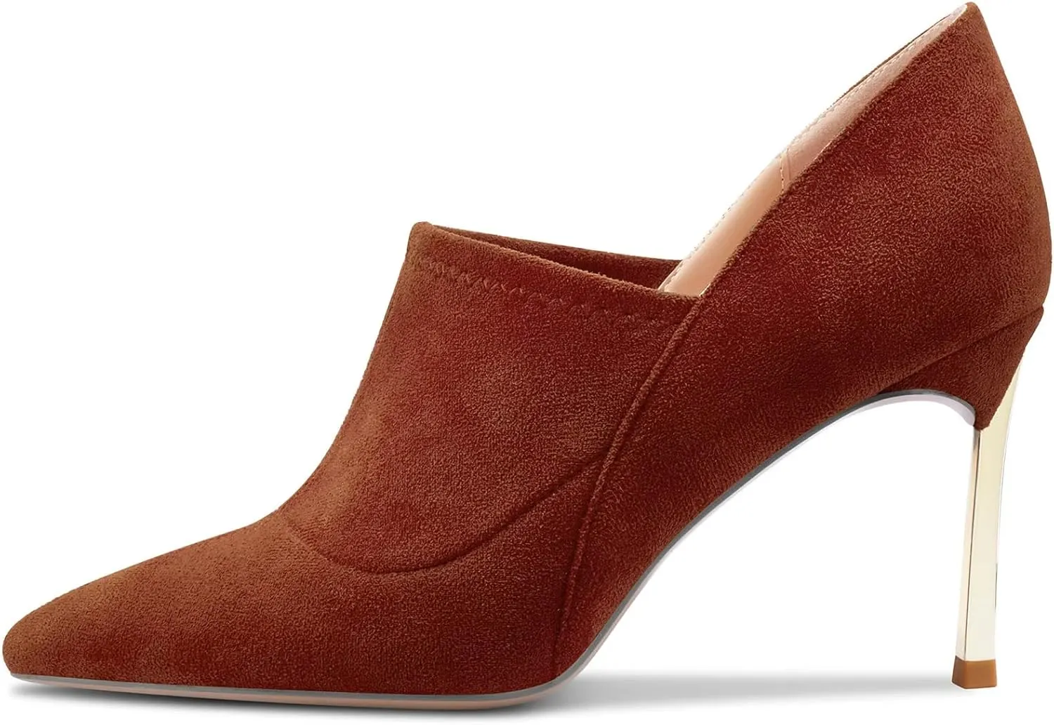 Castamere Women Stiletto High Heel Pointed Toe Slip-on Pumps Wedding Office 3.3 Inches Heels