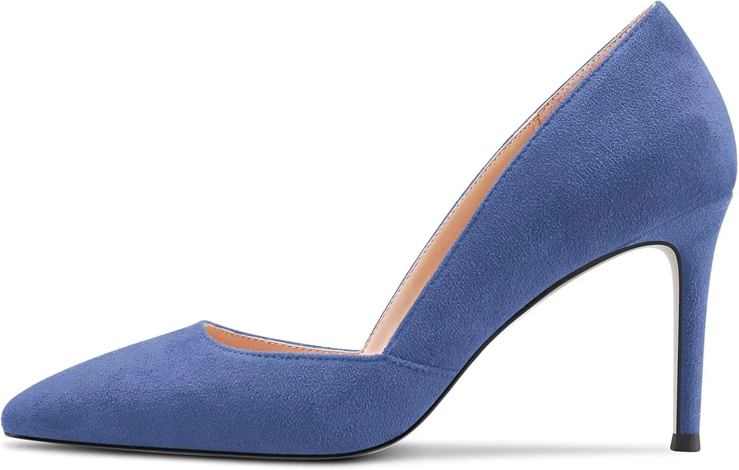 Castamere Women Stiletto High Heel Square Toe Slip-on Pumps Wedding Dress Classic 3.3 Inches Heels