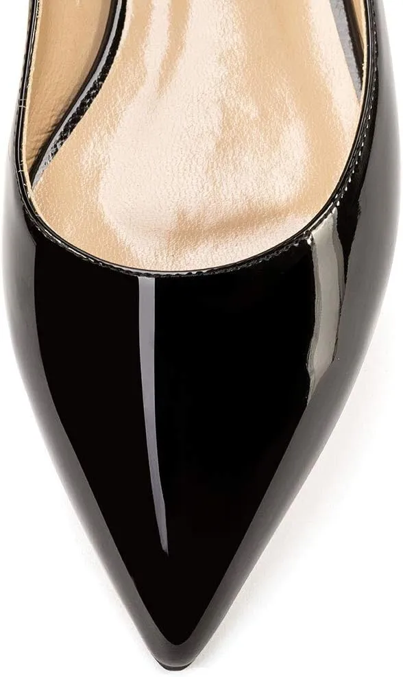 Castamere Women's Comfortable Ballet Slip-on Flats Pointed Toe Elegant Pumps with Low Heels