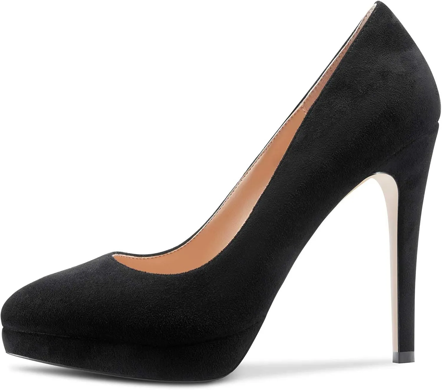 Castamere Womens High Heels Platform Pumps Slip-on Stilettos 12CM Heel Office Dress Shoes