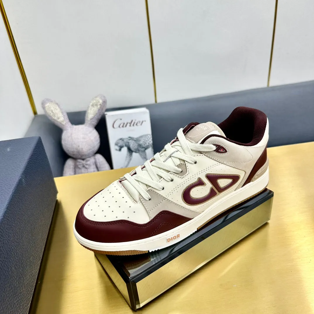 CD B57 Low-Top Sneaker In Burgundy Calfskin 993843