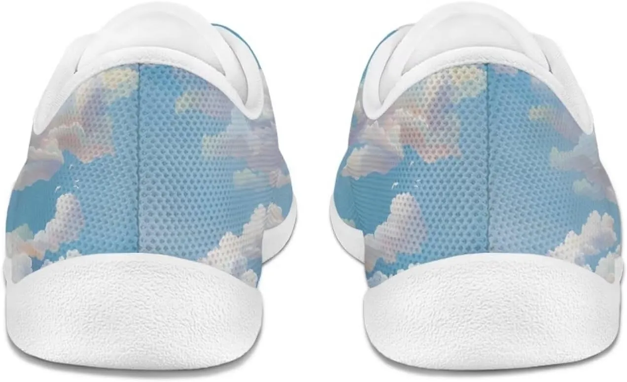 chaqlin Cow Print Shoes for Women Men Wide Round Toe Tennis Sneakers Anti Slip Zero Drop Lace Up Shoe Low Top Sneaker