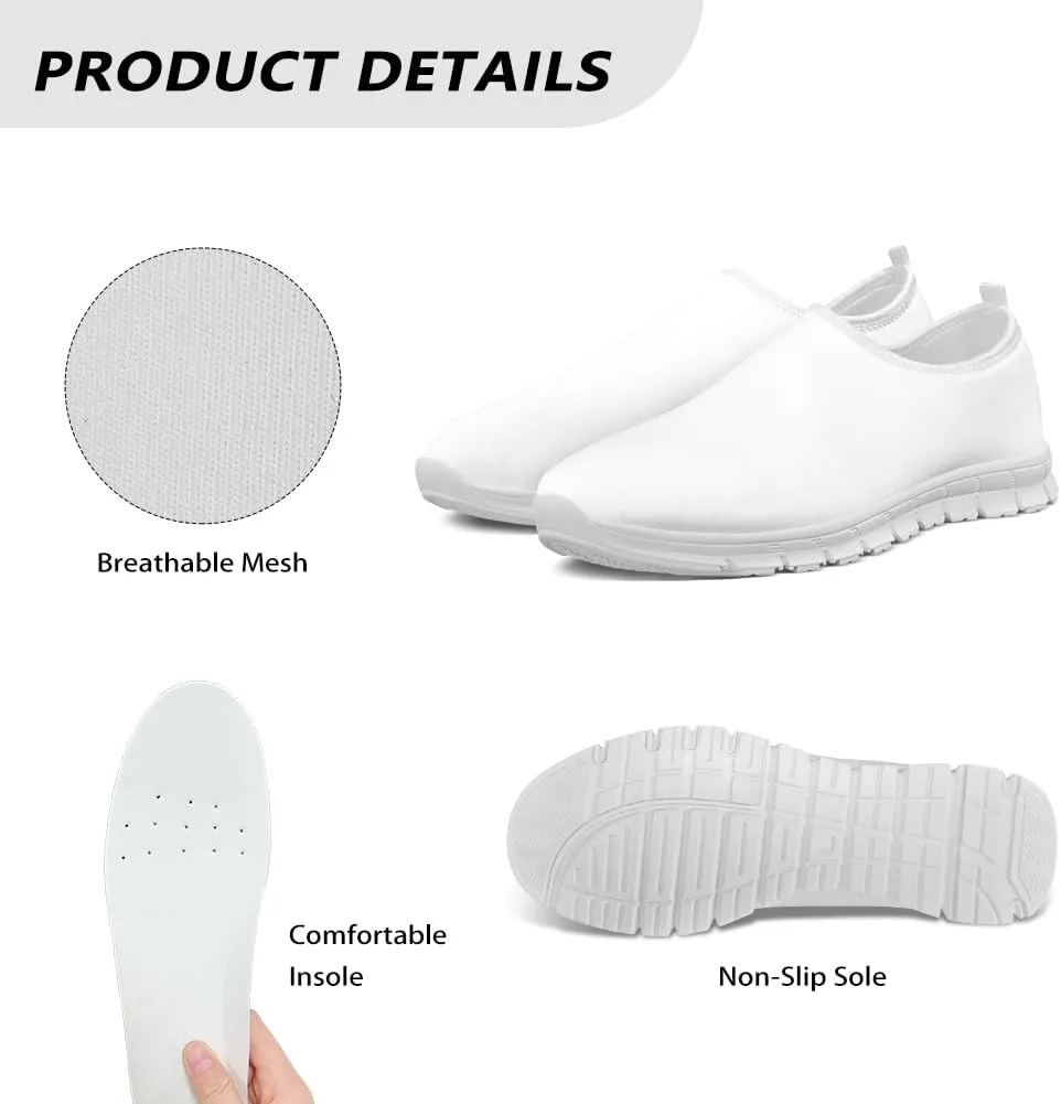 chaqlin Loafers Wide Toe Box Sneaker Non-Slip Road Running Tennis Sneaker Low Top Mesh Breathable Shoes Couple Style Clipper