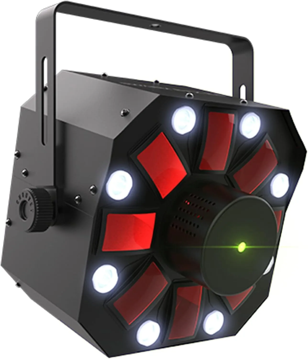 Chauvet DJ Swarm 5 FX ILS 3-in-1 Derby/Strobe Effect LED Light Bundle with 2 DMX Cables and Austin Bazaar Polishing Cloth