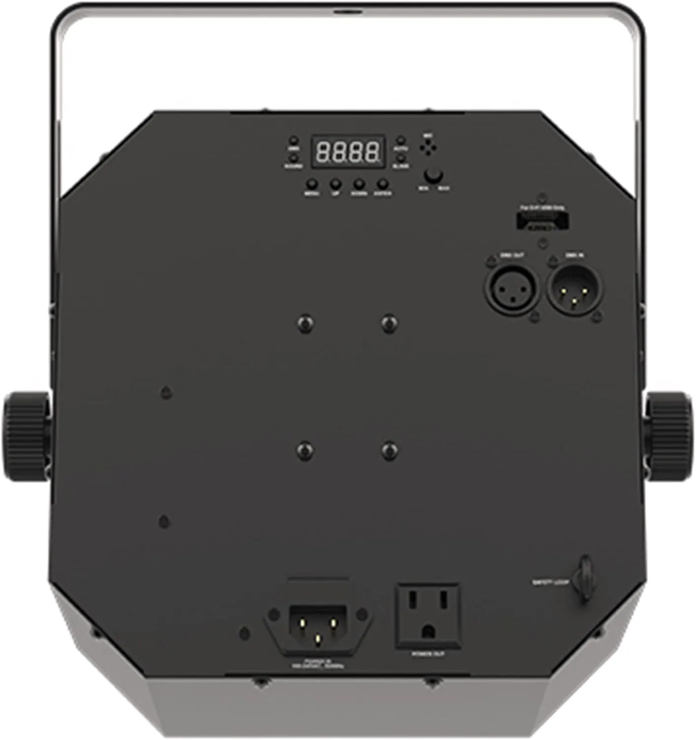Chauvet DJ Swarm 5 FX ILS 3-in-1 Derby/Strobe Effect LED Light Bundle with 2 DMX Cables and Austin Bazaar Polishing Cloth