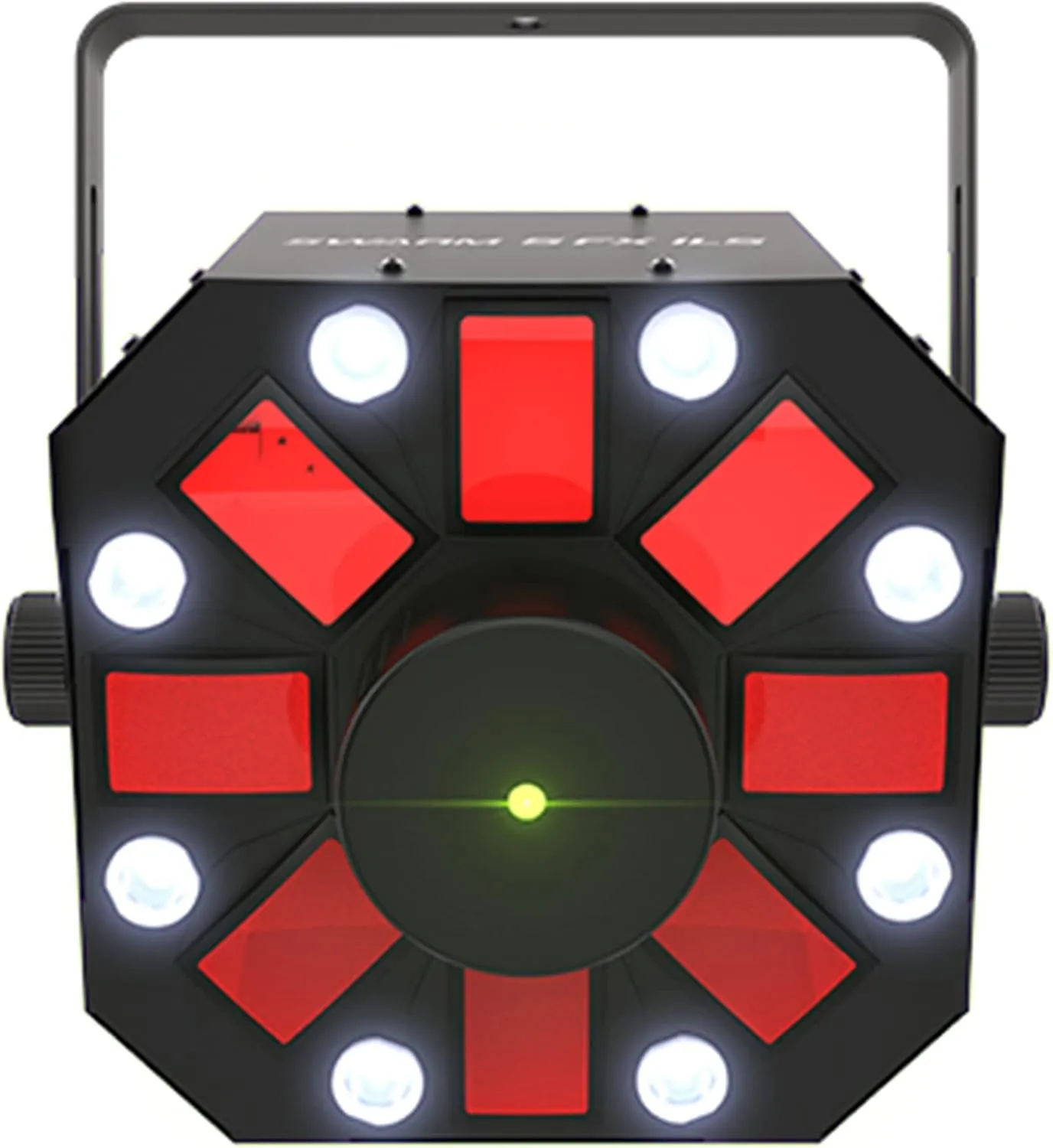 Chauvet DJ Swarm 5 FX ILS 3-in-1 Derby/Strobe Effect LED Light Bundle with 2 DMX Cables and Austin Bazaar Polishing Cloth