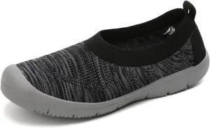 ChicWind Women's Easy Slip on Sock Shoes Round Toe Mesh Nurse Flat Sneakers Work Loafers