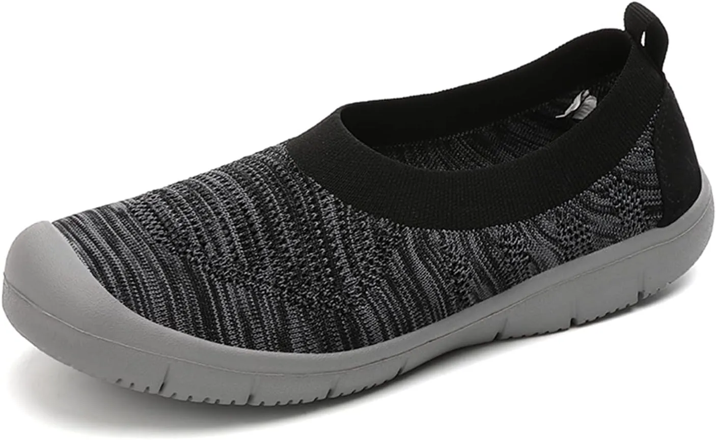 ChicWind Women's Easy Slip on Sock Shoes Round Toe Mesh Nurse Flat Sneakers Work Loafers