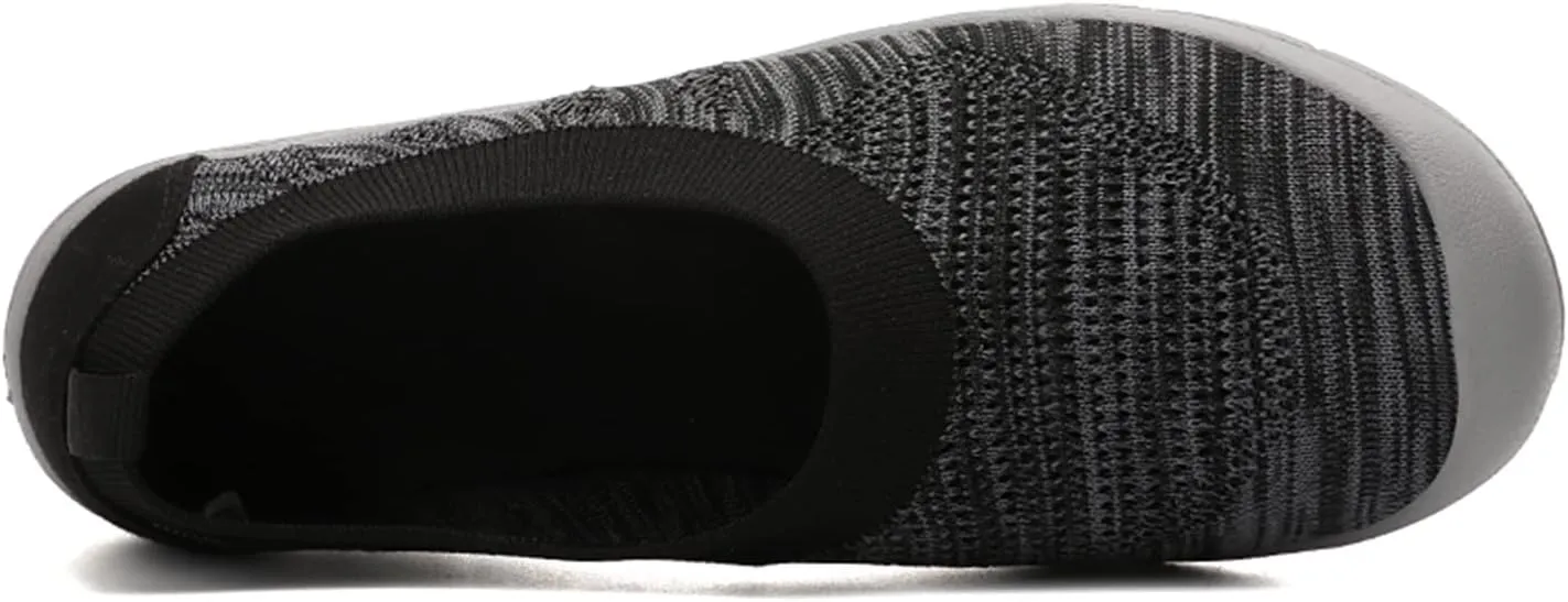 ChicWind Women's Easy Slip on Sock Shoes Round Toe Mesh Nurse Flat Sneakers Work Loafers