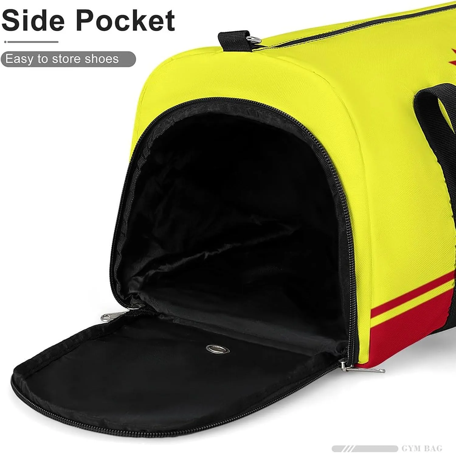 Chuvashia Flag Duffel Bag for Men Women with Shoe Compartment Weekender Tote
