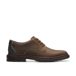 Clarks Men's Burchill Derby Beeswax Leather