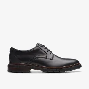 Clarks Men's Burchill Derby Black Leather