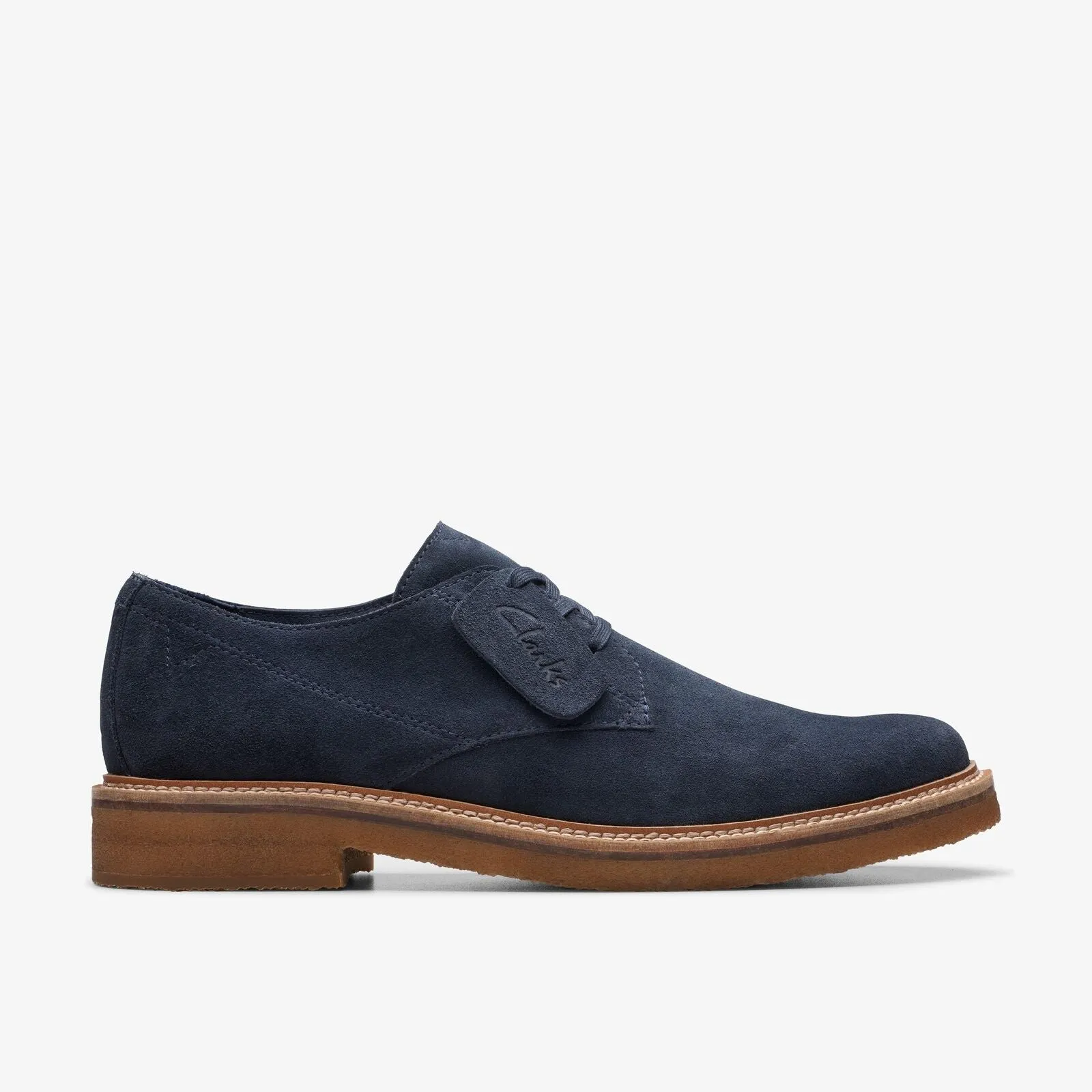 Clarks Men's Clarkdale Derby Navy Suede
