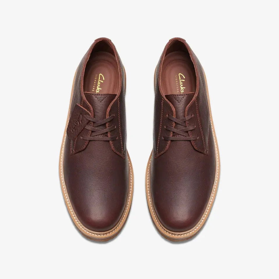 Clarks Men's ClarkdaleDerby British Tan Leather