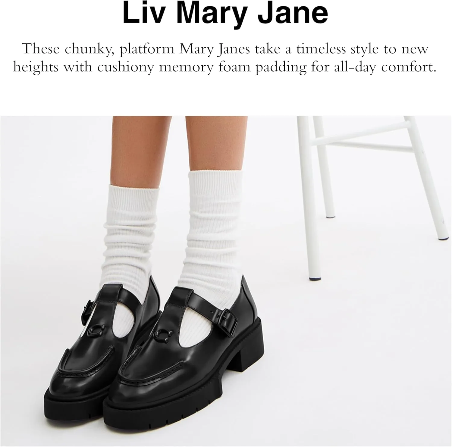 Coach Women's Liv Mary Jane Flat