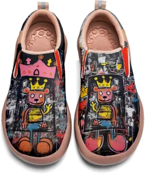 Comfortable Travel Shoes for Mens Loafers Slip-on Shoes Graffiti Art Painted Casual Walking Lightweight Sneakers